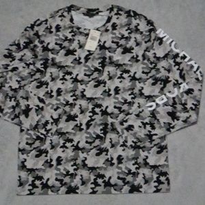 Men's camo Michael kors long sleeve shirt